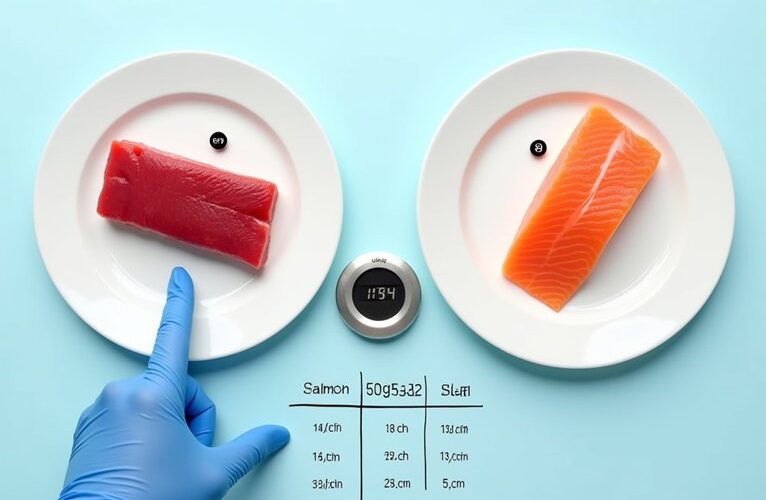mercury levels tuna versus salmon