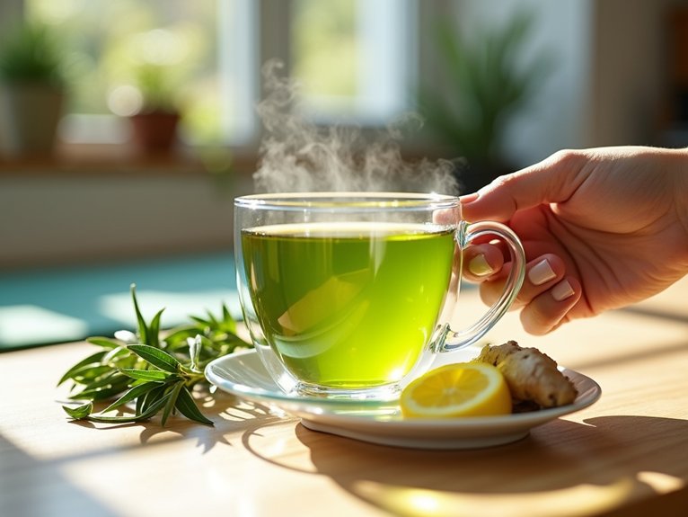 metabolism boosting arm slimming green tea