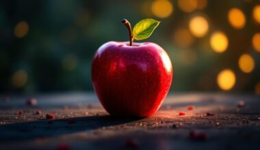 morning and evening apple effects