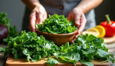 nutrient rich raw leafy greens