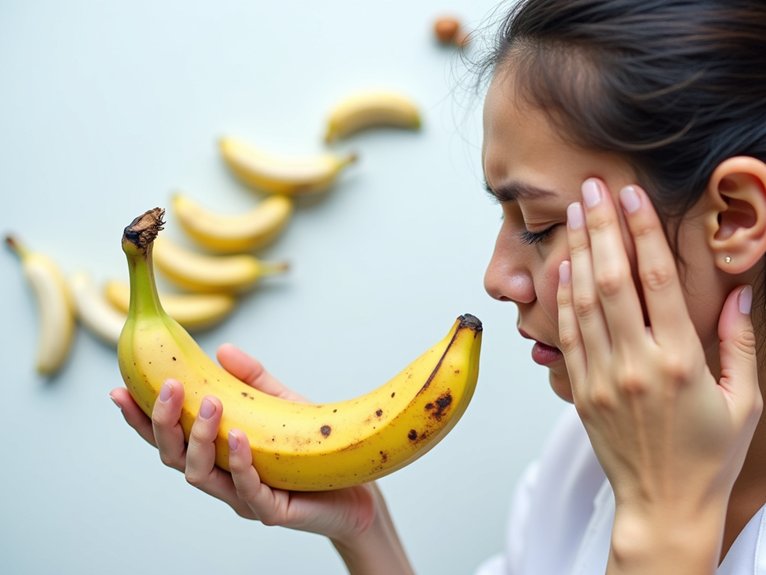 overripe bananas trigger migraine headaches