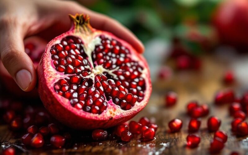 pomegranates counteract aging process