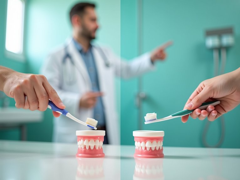 proper brushing technique and duration crucial