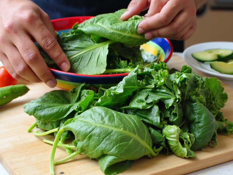 protective compounds in leafy greens