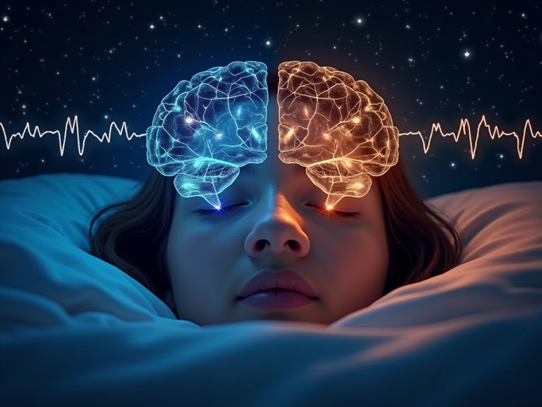 sleep talking activates speech centers