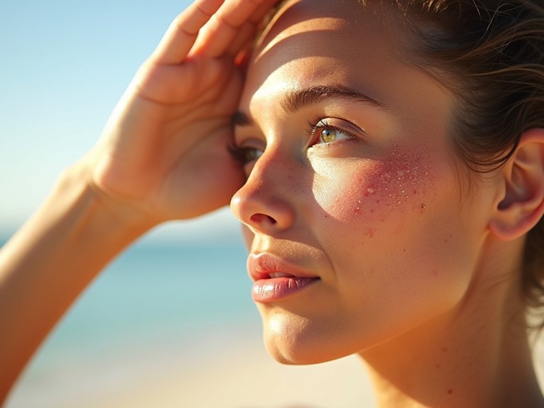 sun exposure damages skin