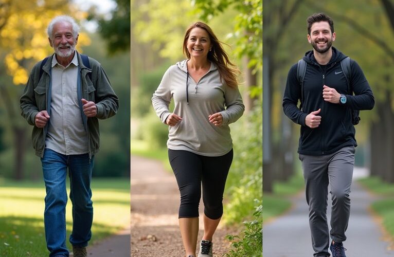 tailored walking goals by age