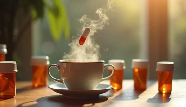 tea drug interaction caution