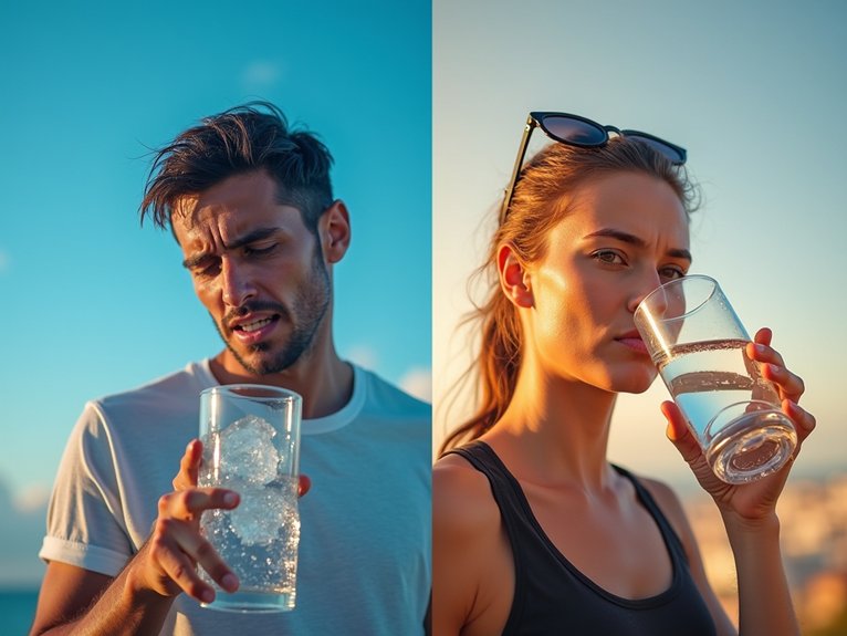 timing determines cold water benefits harms