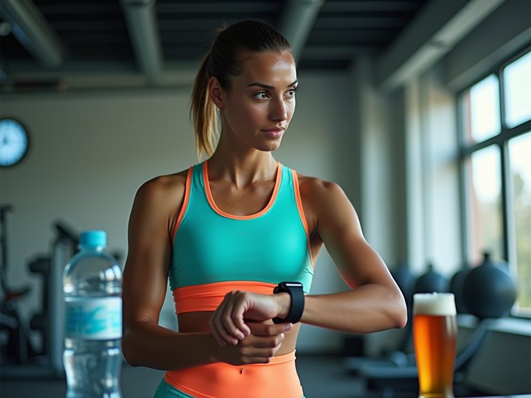 timing of post exercise alcohol consumption