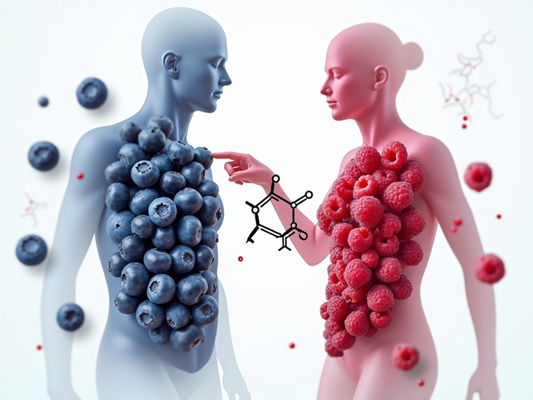 visceral fat targeting bioactive berry compounds