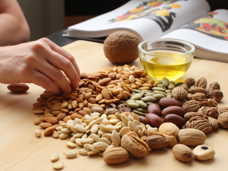 vitamin e rich nuts and seeds