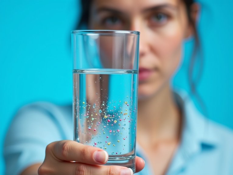water pollution with microplastics