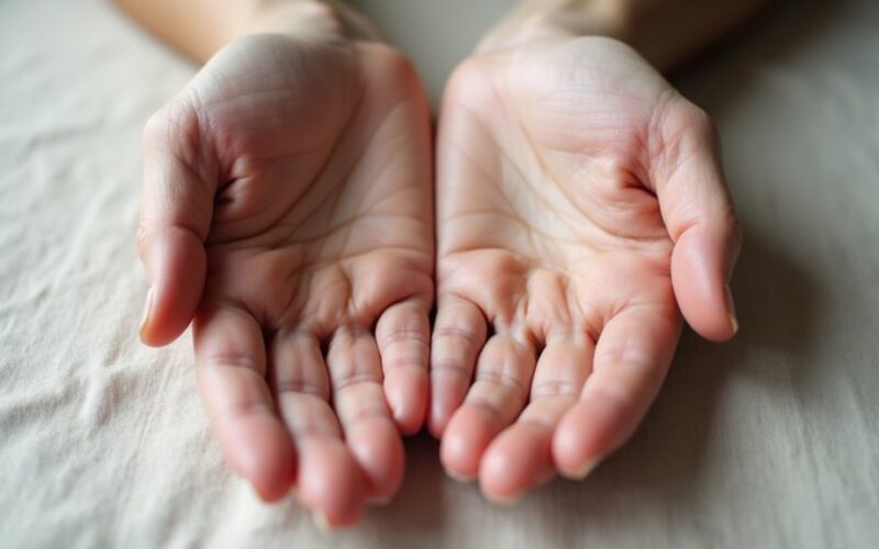 faint fingertip white residue