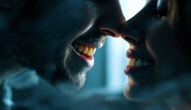 kissing improves dental health