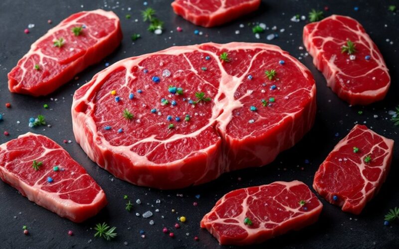 microplastics found in red meat