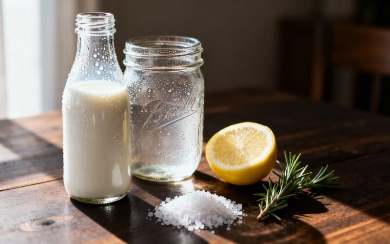 add preservative to milk