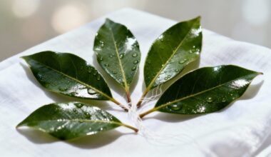 bay leaves sparkling laundry