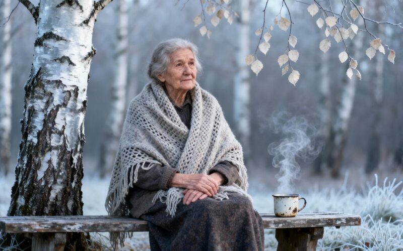 birch leaves stayed omen