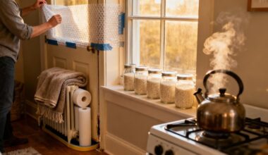 cheap diy winter apartment insulation