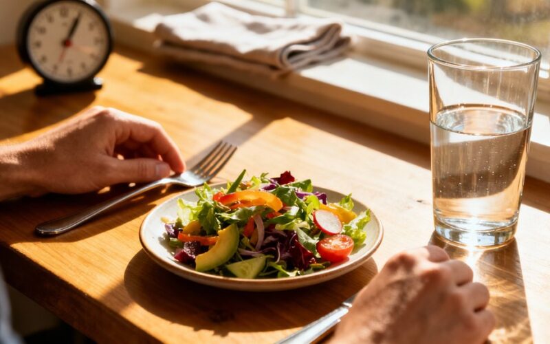 chew fully pause savor