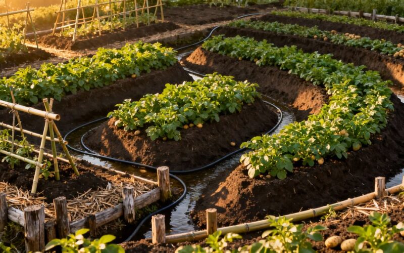 chinese style high yield potatoes