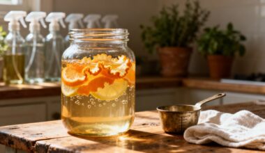 citrus peel vinegar household cleaner
