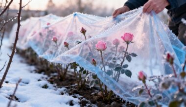 cover roses with mulch