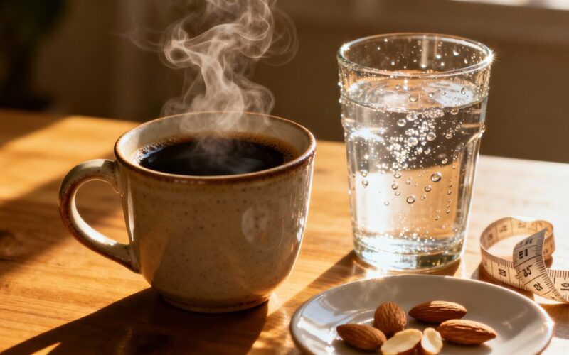 drink cold water after coffee