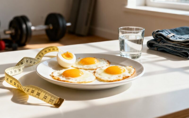egg consumption influences waistline
