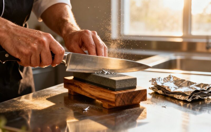 forget foil sharpen properly