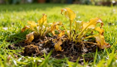 fresh grass mulch kills plants