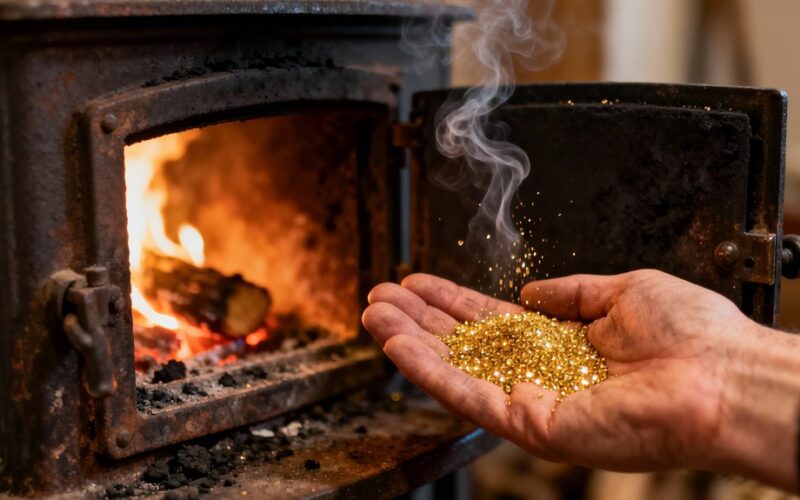 handful of granular gold