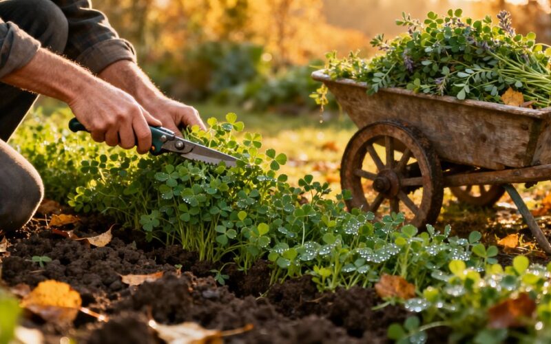 incorporate autumn green manure