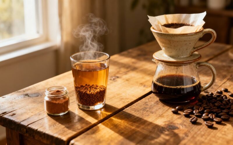 instant versus brewed healthfulness