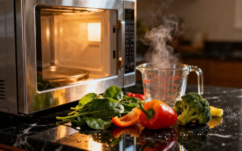 microwaves degrade vitamins radiation