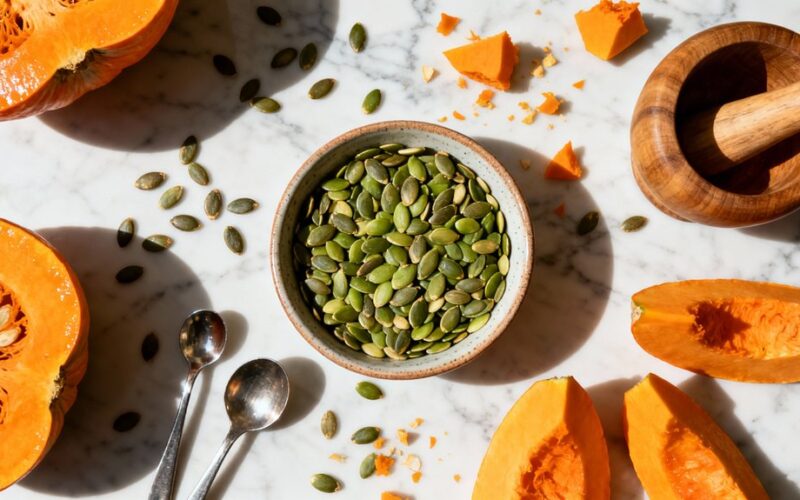 nutrient dense roasted seed snack