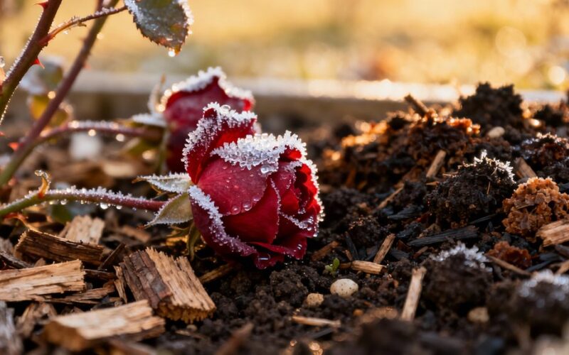 preparing roses for winter survival