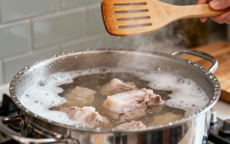 protein and impurities foam