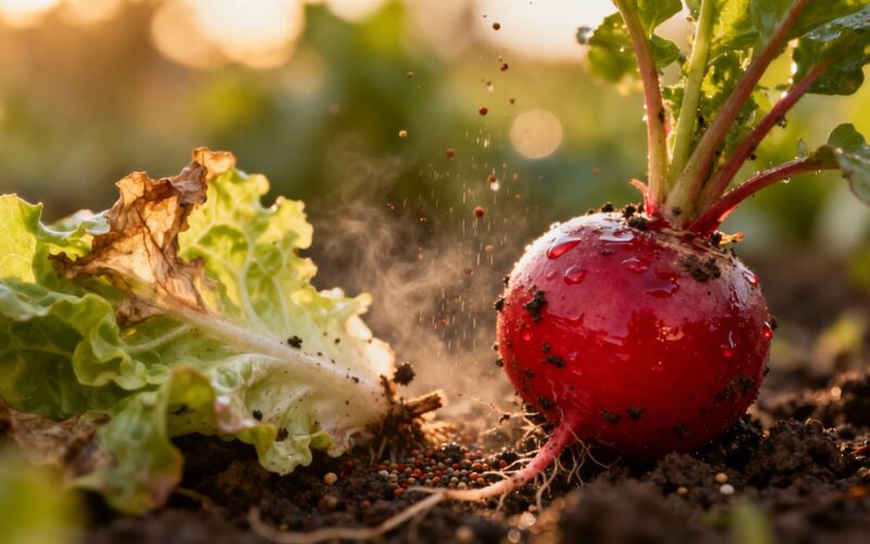 radish suppresses neighbor growth