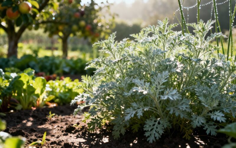 repels pests in gardens