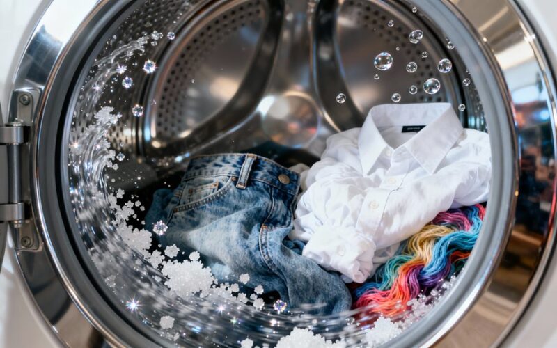 salt restores clothes whiteness