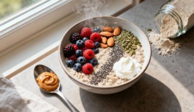 seven protein boosting oatmeal add ins