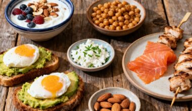 seven protein packed snack foods