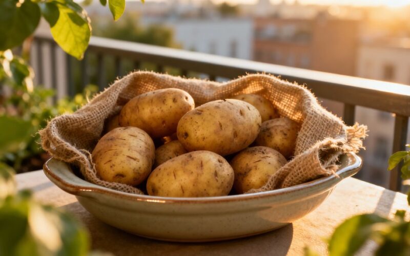 stop sprouts keep potatoes