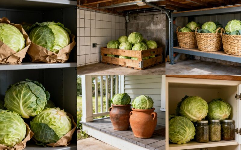 store cabbage without cellar