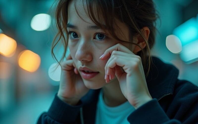 stress lowers nasal temperature