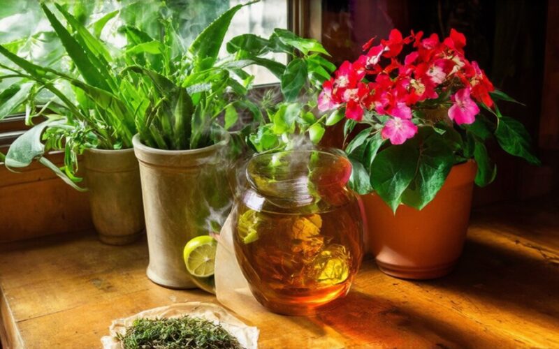 unusual homemade flowering plant fertilizer