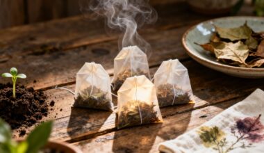 used tea bags repurposed creatively