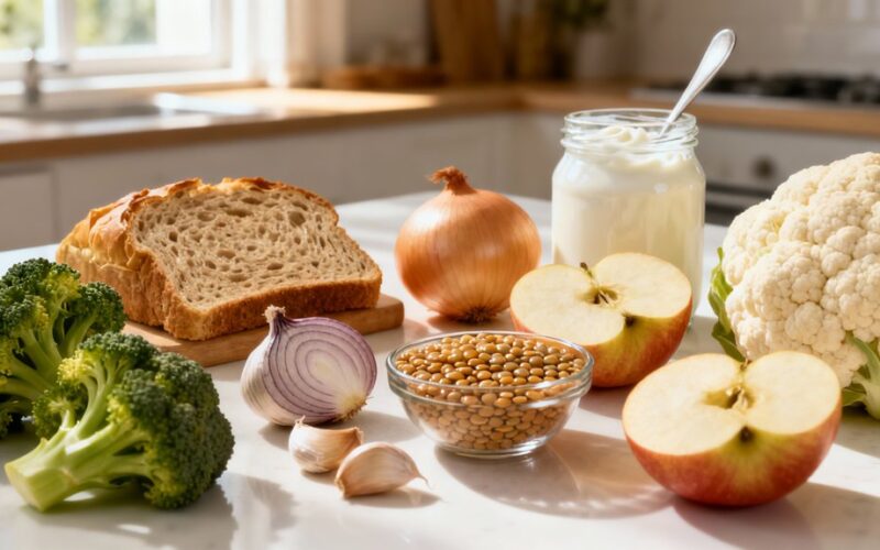 apparently gas causing healthy foods